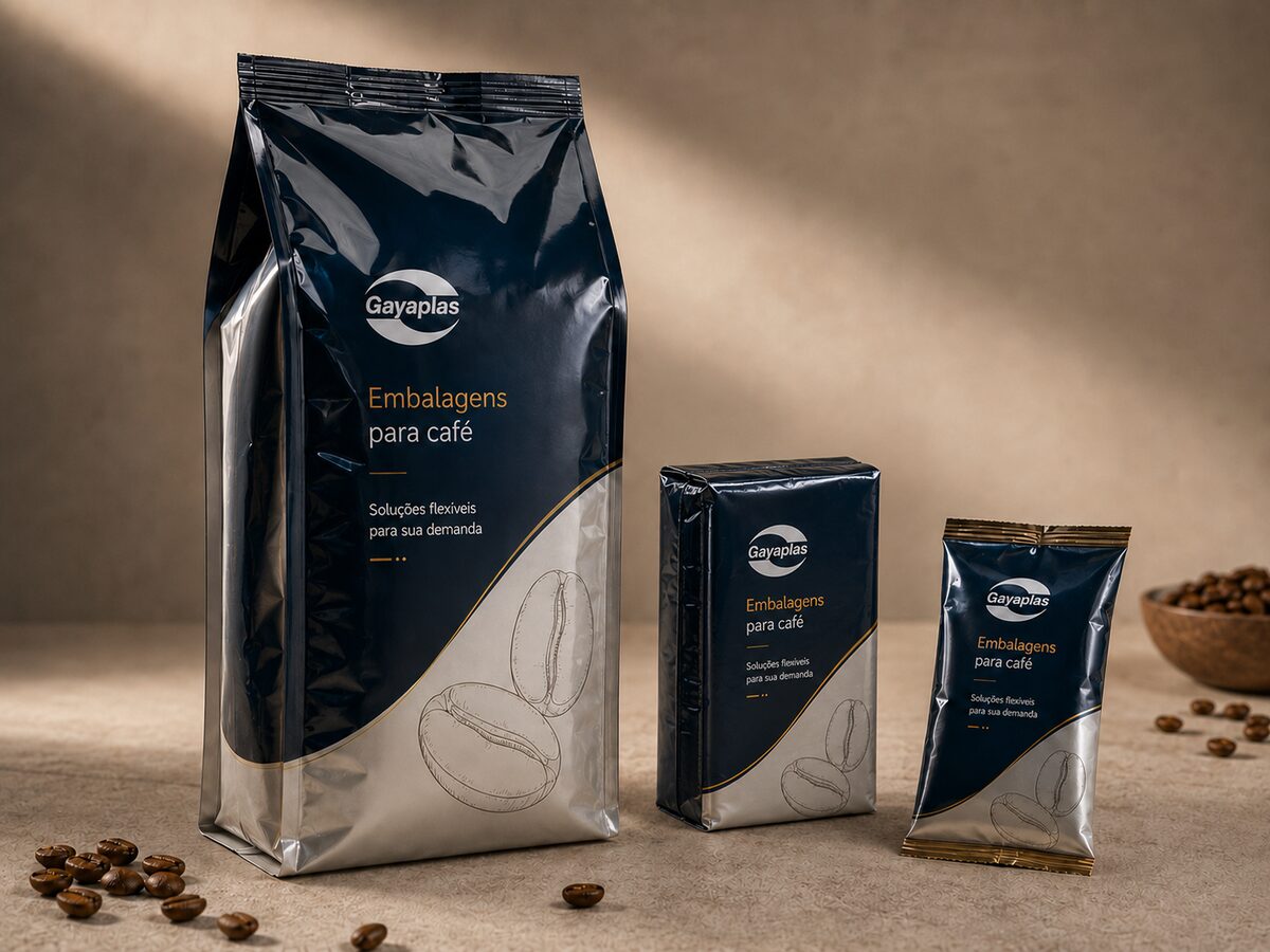 Embalagens flexíveis para café